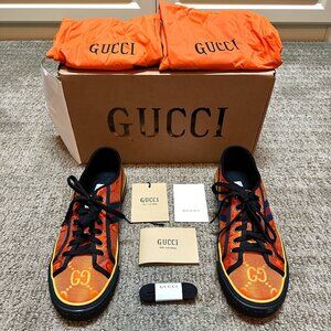 Gucci - Old Style Tennis Shoes - Size 9 (Italy) - Excellent Condition